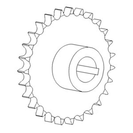 Grain Elevator Drive Sprocket Assembly Fits Case IH 2366 2388 + Combine